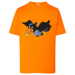 Kinder Raben-T-Shirt Orange