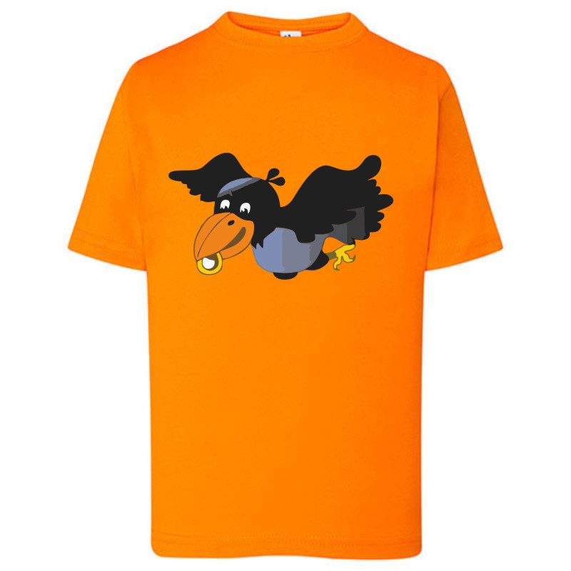 Kinder Raben-T-Shirt Orange