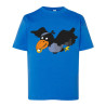 Kinder Raben-T-Shirt Blau