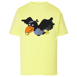 Kinder Raben-T-Shirt Gelb