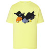 Kinder Raben-T-Shirt Gelb