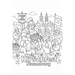 Utas Abenteuer auf dem Naumburger Kirschfest (Malbuch)